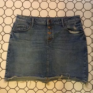old navy denim skirt